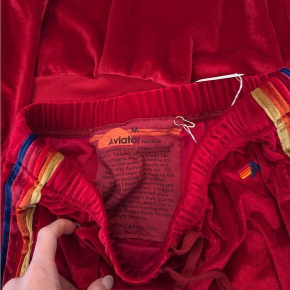 Aviator nation velvet set - Picture 4 of 5